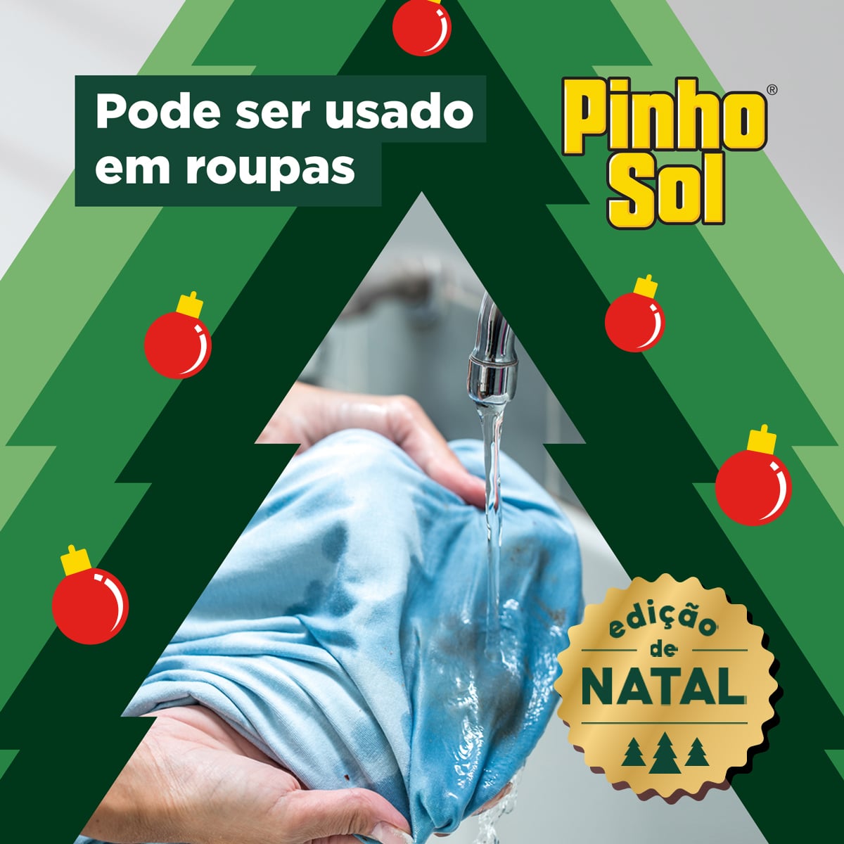 Pode ser usado em roupas