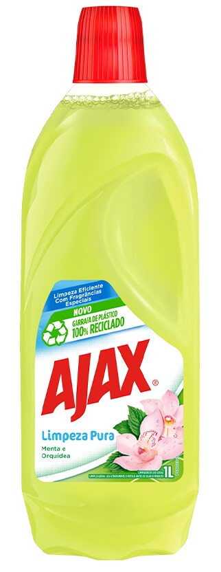 Ajax Limpeza Pura Menta E Orqu dea Cuidado Da Casa
