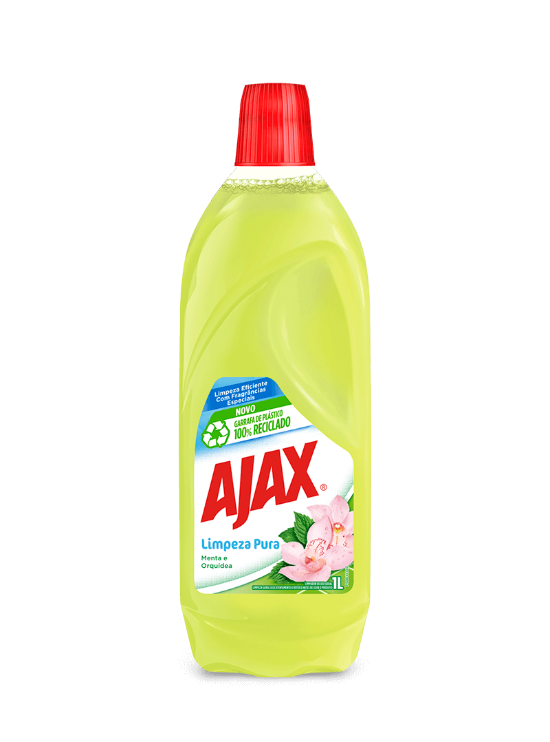 Ajax Limpeza Pura - Menta e Orquídea | Tamanhos