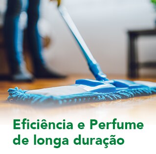 eficiência e perfume de longa duração