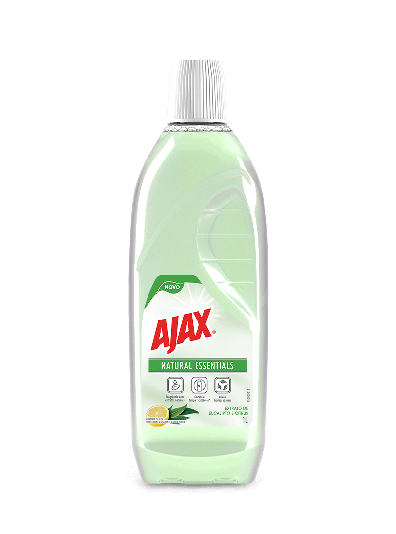 Ajax Natural Essentials - Extrato de Eucalipto e Citrus | Tamanhos
