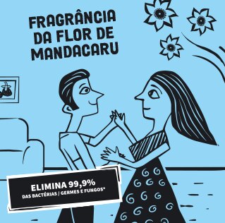 Elimina 99,9% das bactérias/germes e fungos*. Desinfeta, limpa e perfuma. Novo formato: rápido, prático e fácil. Multissuperfícies. Eficácia comprovada