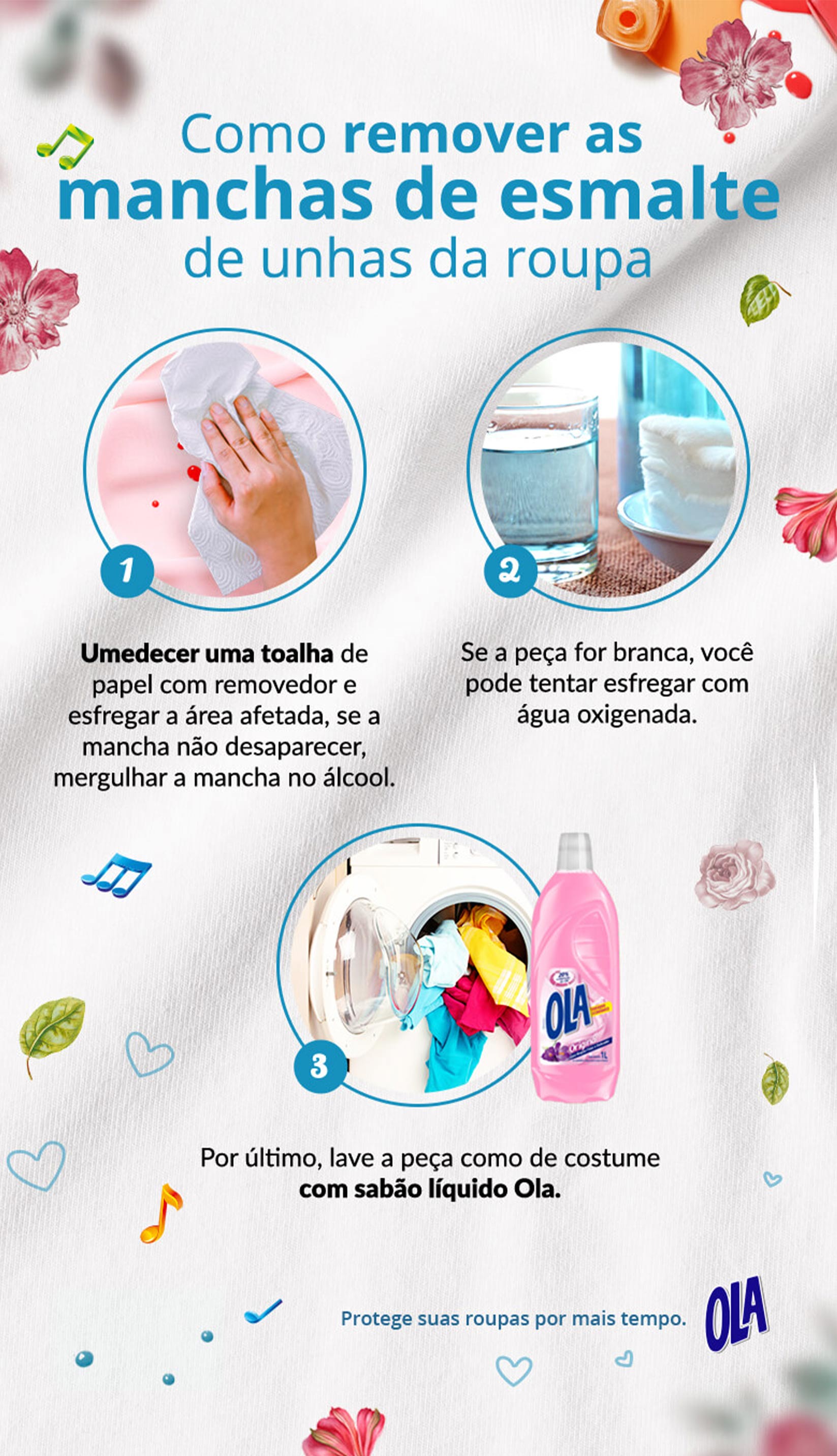 Como remover as manchas de esmalte de unhas da roupa - Cuidado da Casa
